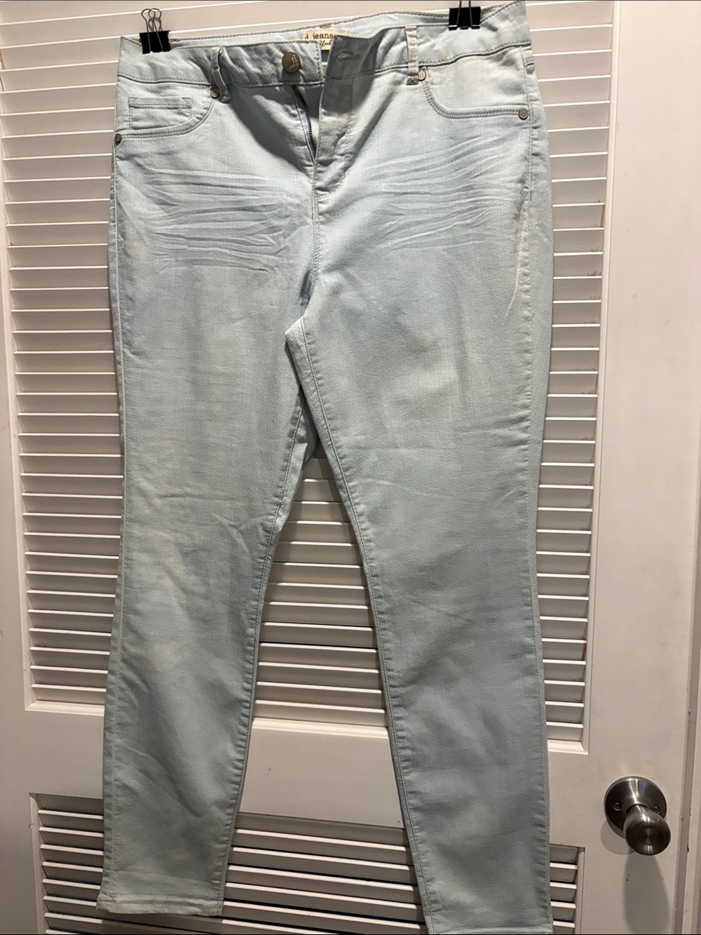 d. jeans Pale Blue Skinny Jeans